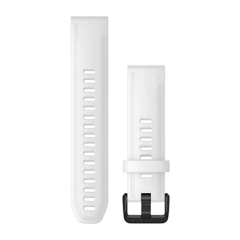 Urrem fra Garmin i silikone i farven hvid med sort hardware | SPAR 10%